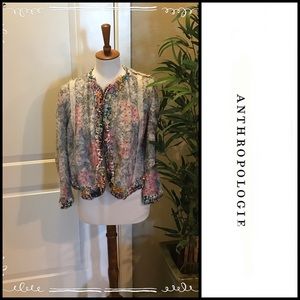 Gregory by Anthropologie Unstructured Jacket Sz 10